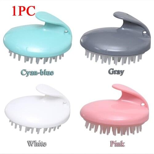 New Silicone Shampoo Scalp Shower Washing Hair Massage Comb