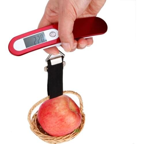 50kg/10g Durable Travel Pocket Scale 110lb Portable LCD Digital Electronic Hook Belt Luggage Hanging Scales With Data Hold