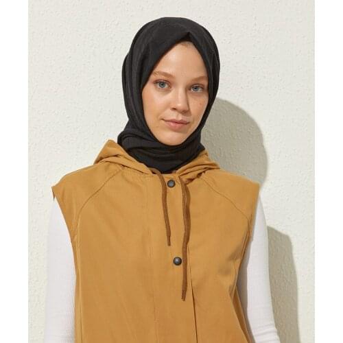 Salland Silk None Black Shawl Scarf Comfortable Product Fashion Hijab Flexible and Breathable Comfy Fabric Quality Robust Original Does Easy Use Quality Shawl Stylish Designs Casual Italian Stitched Hijab YokŞal9