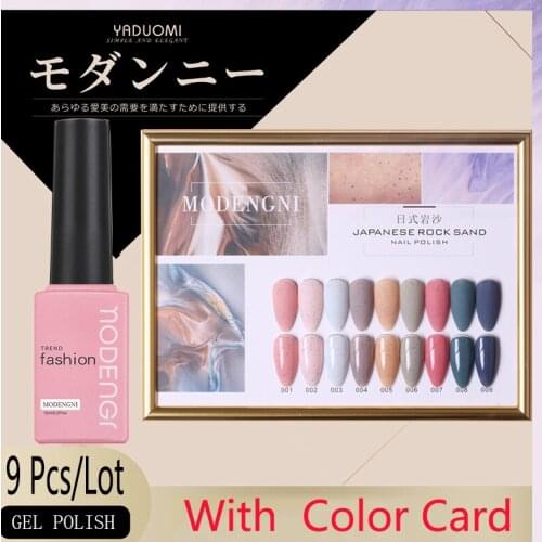 SHEENIA 15ml Gel Nail Polish Set 9 Color Series UV Lacquer Varnish Nail Set For Art Desgin Manicure Top And Base Pink Blue Grey