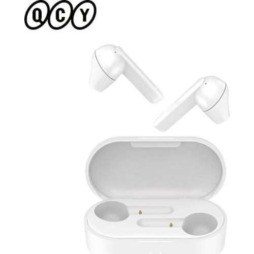 Original QCY T3 TWS Fingerprint Touch Wireless Headphones Bluetooth V5.0 3D Stereo Dual-Mic Noise cancelling earphones