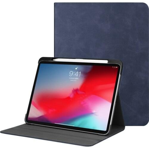 Ultra Slim Lightweight Smart Cover Protective Stand Case With Apple Pencil Holder For iPad Pro 11 2018 A1980 A2013 A1934 Tablet