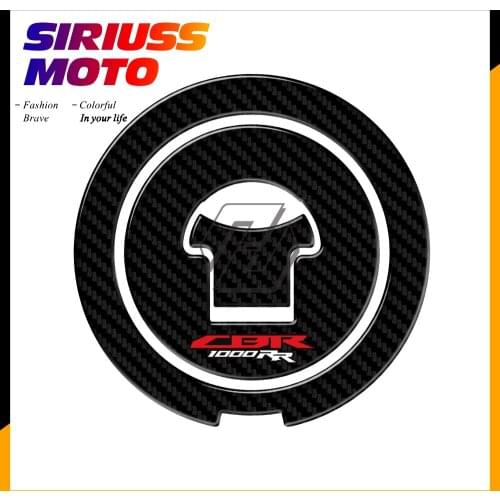 3D Carbon Motorcycle Fuel Gas Cap Protector Decals Case for Honda CBR1000RR CBR 1000RR 2004-2013