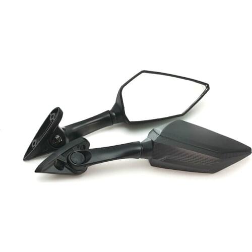 For Yamaha Nmax Carbon Fiber Water Transfer Rearview Mirror Motorcycle Retrofitted with New Pointed Angle Mirrors 2020