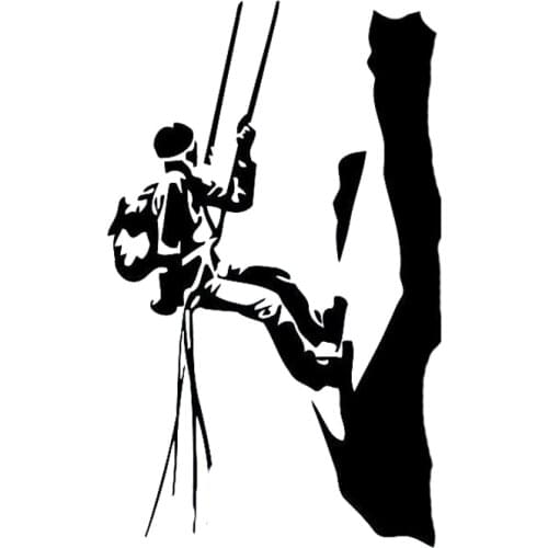 10.4CM*17CM Fashion Climber Sport Decal Vinyl Car Sticker S9-0392