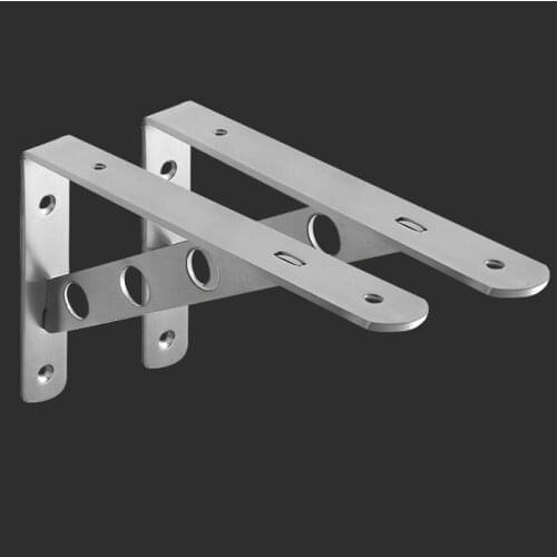 10pcs High-quality Triangle Strong Heavy Duty Triangle 90 Degree Right Angle Stainless Steel Corner Brace Shelf Bracket Home