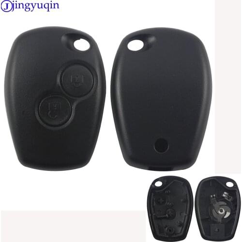 100X New 2 B Car Key Shell Remote Fob Cover Case Durable Without Blade For Renault Dacia Modus Clio 3 Twingo Kangoo 2 #281139