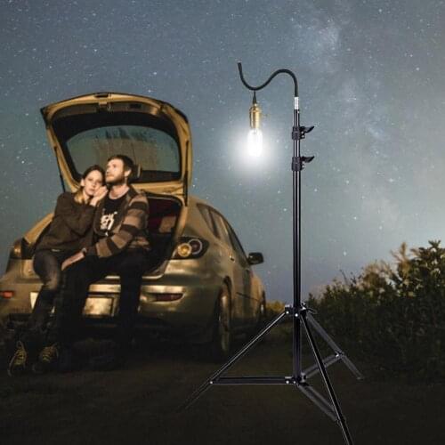 2m Light Stand Folding Adjustable 4-Section Lightweight Aluminium Tripod Support For Outdoor Camping Studio Photos