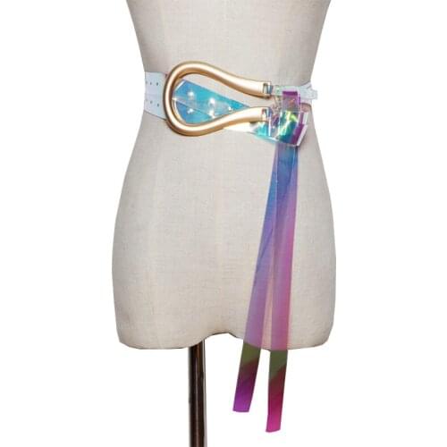 2020 New Designers Famous Brand Leatherhigh Quality Belts Fashion Alloy Double Ring Circle Buckle Girl Jeans Dress Wild Belt