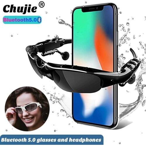 Wireless Headphones Sunglasses Sport Earbuds HIFI Shockproof Stereo Cycling For Iphone Huawei Xiaomi Wireless Bluetooth Headset