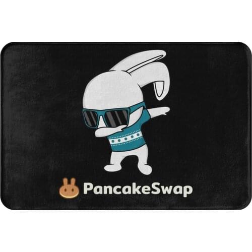 PancakeSwap Cake Crypto Miners Non-slip Doormat Staking Living Room Kitchen Mat Outdoor Carpet Indoor Modern Decor