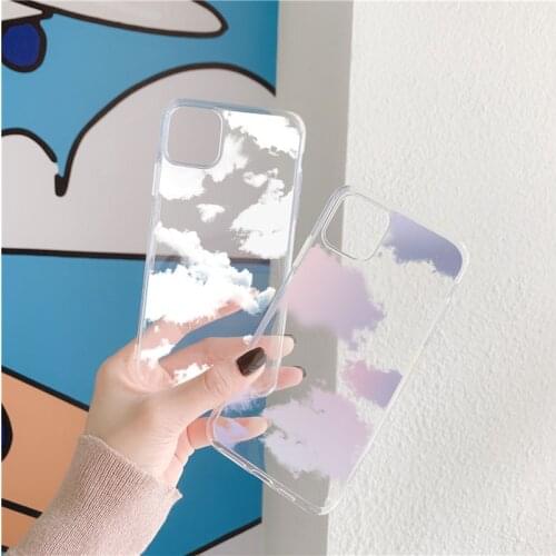 Case on For Samsung Galaxy A32 A52 A72 A51 A50 A21S A12 A02S A20e A31 A30 A42 A41 A40 A71 A70 A6 A7 A9 2018 Fashion Clouds Funda