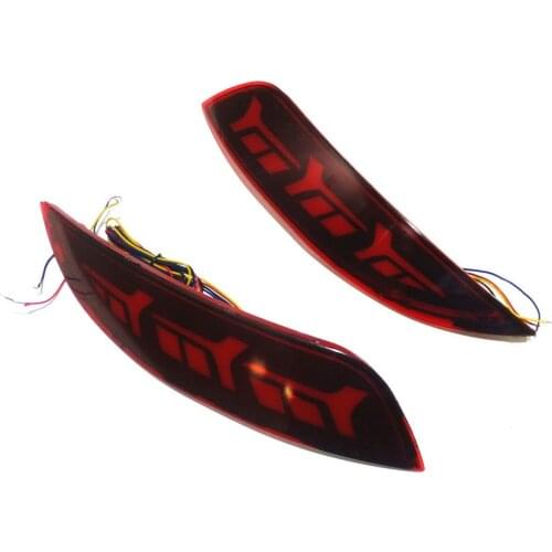 July King LED Brake Lights Case for Ford Focus ST Hatchback 2015-2018, Brake Light + Streamer Turn Signals + Night Running Light