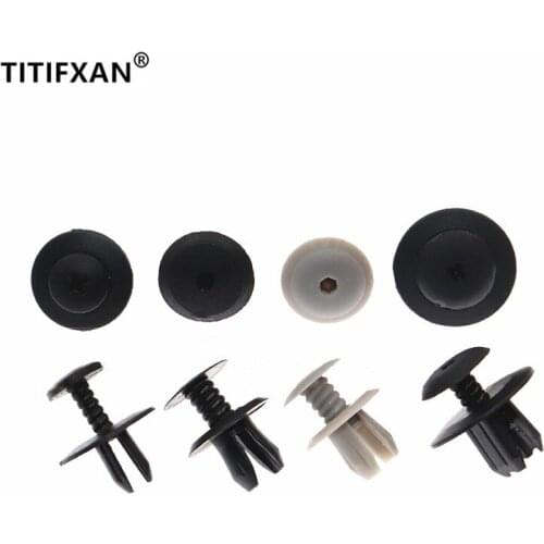 For Golf 6 Passat Sagitar Tiguan Santana Magotan B7L CC Auto Rug Carpet Cilp Trunk Lining Trim Push-in Screw Fasteners