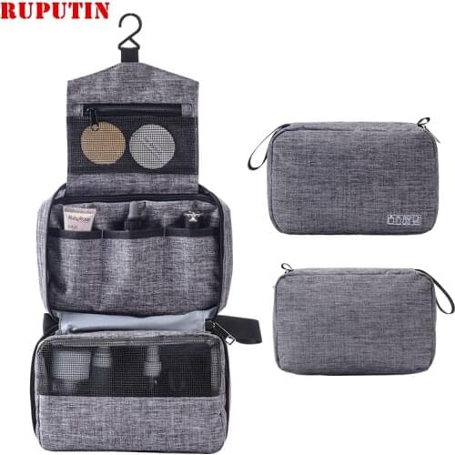 Men Women Hanging Cosmetic Bag Multifunction Travel Organizer Toiletry Wash Make up Storage Pouch Beautician Folding Makeup Bags