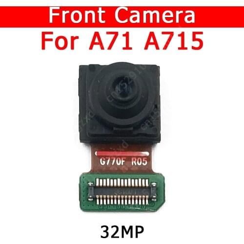 Original Front Camera For Samsung Galaxy A71 A715 Frontal Small Camera Module Mobile Phone Accessories Replacement Spare Parts