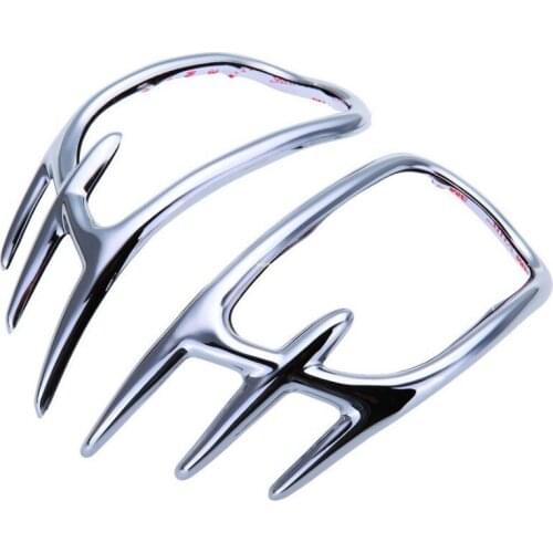 1 Set Chrome Fairing Mirror Back Accent Grilles For Honda Goldwing GL1800 2001-2011 10
