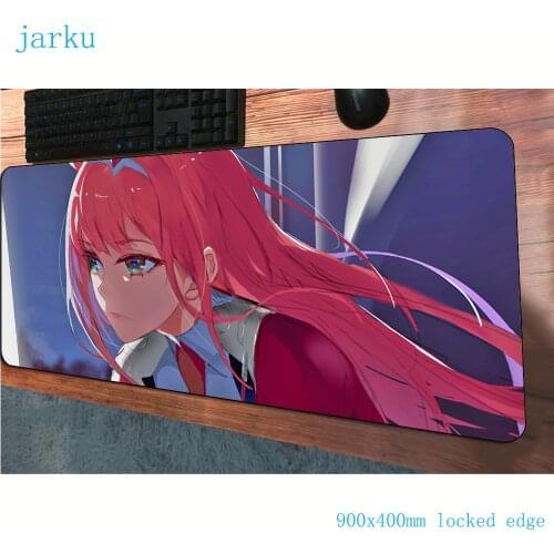 Darling in the franxx padmouse 900x400x3mm gaming mousepad game Gift mouse pad gamer desk High quality mat notbook mousemat pc