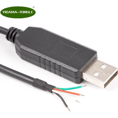 USB to TTL UART cable 3.3V TTL To Wire end 1.8 meter Serial Adapter Converter CP2102 Silab chip Wire No Connector end Cable