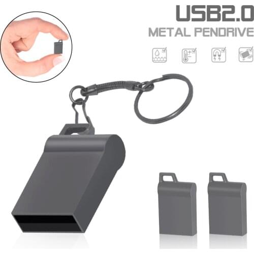 Mini usb flash drives 32gb usb disk 128gb metal usb 2.0 Lighter shape pen drive 4GB 8G 16g waterproof pendrive 64g for Business