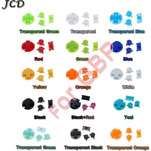 JCD Colorful Buttons Set Replacement For Gameboy Pocket For GBP On Off Power Button A B D Pads Buttons