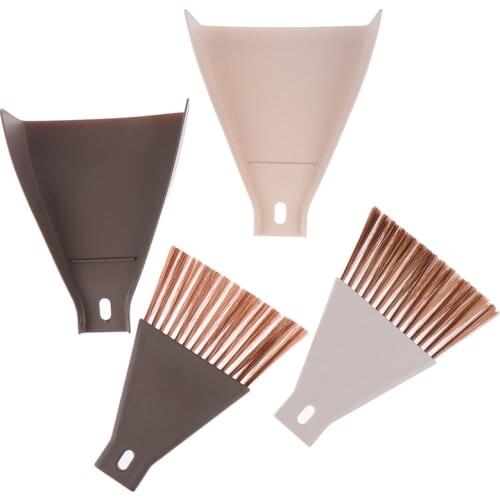Mini Desktop Broom and Dustpan Set Household Dust Pan and Brush Cleaning Tool