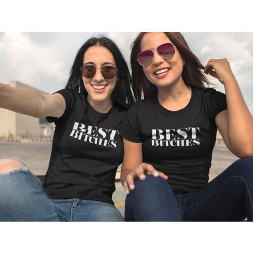 Skuggnas New Arrival Best Beaches Matching T-shirt Matching Best Friend Shirts Gifts For Best Friend BFF Tees Drop Shipping