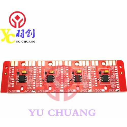Permanent JV33 SS21 Ink Cartridge Chip for Mimaki JV2/JV3/JV4/JV5 Series Printers Brand New (MYCKLcLm)