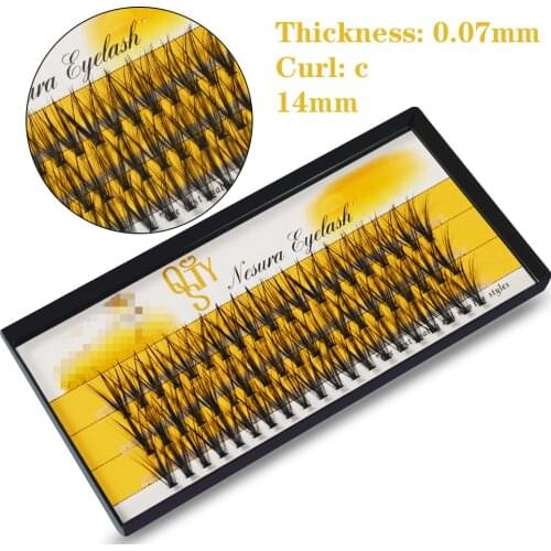 QSTY 20D Mink Eyelashes Extension Natural Fake Lashes Russian Volume False Eyelashes Makeup Tools Soft Faux Lashes