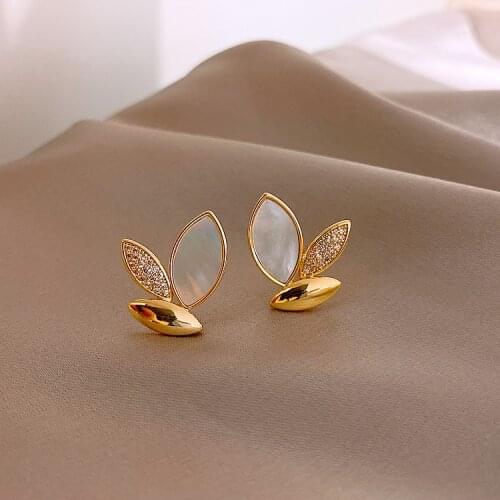 Crystal Stud Earrings For Women Cute Rabbit Earring Cartoon Animal Elegant Jewelry Party Accessories Gift