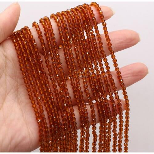 3mm Natural Stone Spinels Beaded Micro Faceted Small Loose Beads for DIY Necklace Bracelet Jewelry Making Findings Wholesale