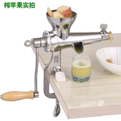 Stainless Steel Juice Extractor Fuite Juicer Presser Tool Stainless Steel with Hand Crank