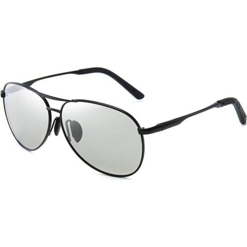 Classic Pilot Polarized Sunglasses Men Women Fashion Aviation Sun Glasses Photochromic Driving Sunglass UV400 Night Vision Lens