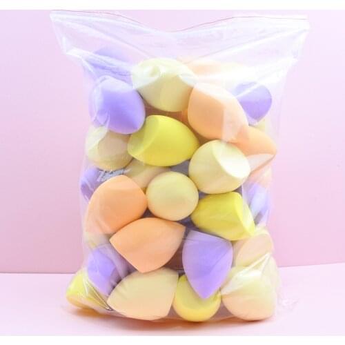 Makeup Sponge Wholesale 10/30/50 Medium Cosmetic Puff Water Drop Shape Make Up Foundation Puff Makeup Tools