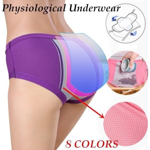 Leak Proof Plus Size Menstrual Panties Physiological Pants Women Sexy Underwear Period Cotton Waterproof Briefs Female Lingerie