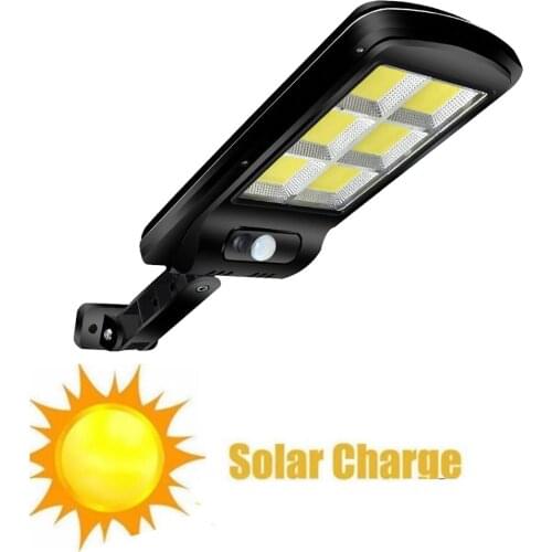 120 leds Street Lights Solar Outdoor Garden Lamp PIR Motion Sensor Wall Lamps Waterproof Patio Yard Path Night Lighting 3 modes