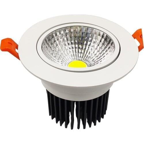 1pc Recessed LED Downlight 3W 5W 7W 10W 12W 15W 20W 24W Spot LED DownLights Dimmable AC85-265V 220V 110V LED Spot Light