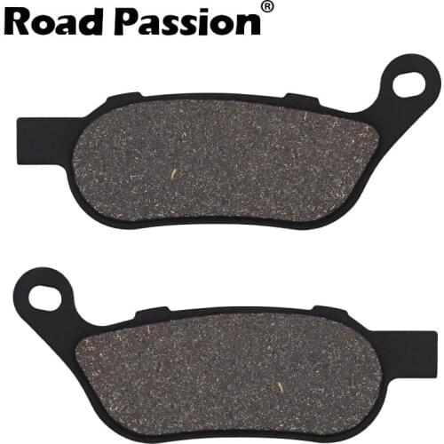 Motorcycle Rear Brake Pads for Harley FDXLS Low Rider S 2017 FXDF Fat Bob 2008-2017 FXSTB Night Train 2008 2009