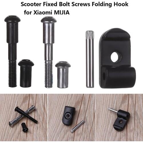 1PC Metal Hinge Bolt Repair Hardened Steel Lock Fixed Bolt Screw Folding Hook for Xiaomi MIJIA M365 Scooter Part Folding Pothook