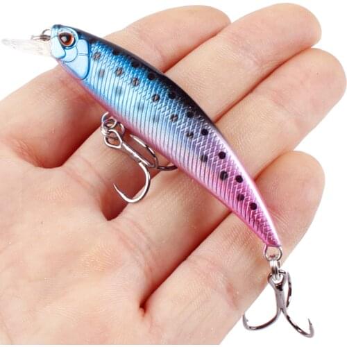 1Pcs Sinking Minnow Fishing Lures Wobbler 8cm 9g Iscas Artificial Plastic Hard Bait 3D Eyes Crankbait Bass Pesca Carp Tackle