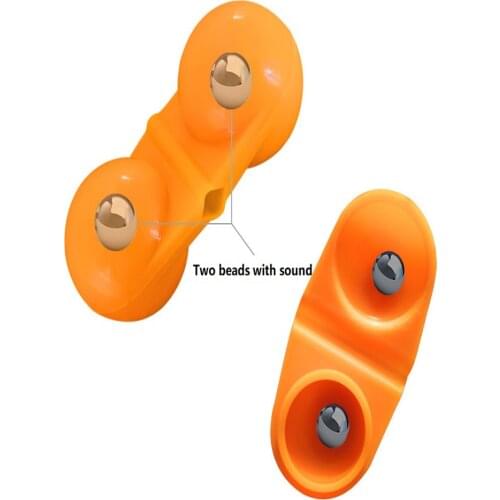 5pcs/lot Fishing Bell Double Ring Beads Card Line Bell Luminous Built-in 2 Ring Beads Fishing Tools Plastic Accessories