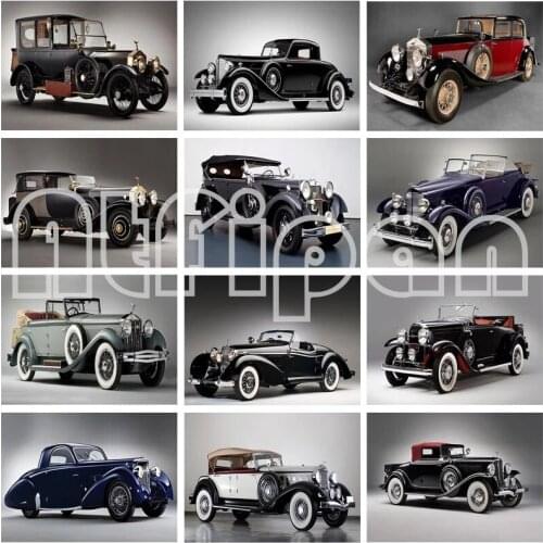 5D DIY Diamond Painting Cross Stitch Embroidery Classic Cars Animal Mosaic Full Square Round Drill Wall Decor Handcraft Gift