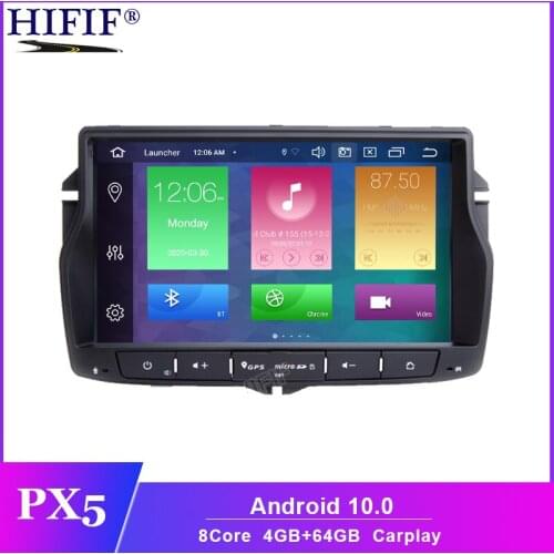 8 inch IPS HD 1024*600 4G+64G PX5 android 10 car for Lada Vesta car radio video audio player gps navigation car stereo player