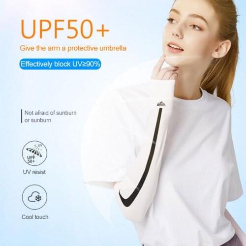 Long Gloves Cover Arm UV Sleeves Ice Silk Outdoor Running Cycling Sunscreen Sleeves Protection Woman Arm Warmers Finger Sleeves