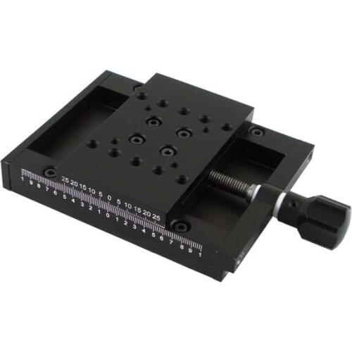 New-T50 linear position travel manual high precision translation X-axis slide table Y-axis precision moving table
