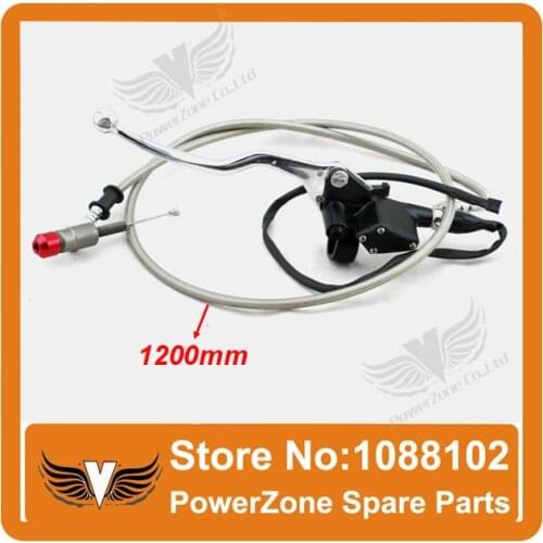 Hydraulic Clutch Lever Master Cylinder 1200mm For 125cc 150cc 200cc 250cc 400cc Motorcycle Dirt Pit Bike Free shipping