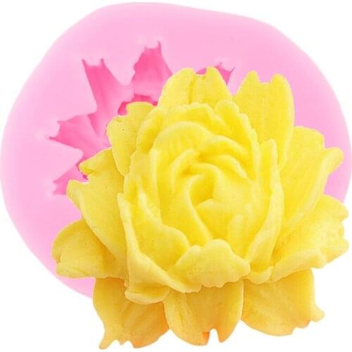 Chrysanthemum Silicone Molds DIY Flower Cake Decorating Tools Fondant Candy Polymer Clay Mold Chocolate Cupcake Topper Moulds