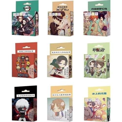 1.5cm*5m Anime Toilet-Bound Hanako-kun Anime Demon Slayer Washi Tape Adhesive Tape DIY Scrapbooking Sticker Label Masking Tape