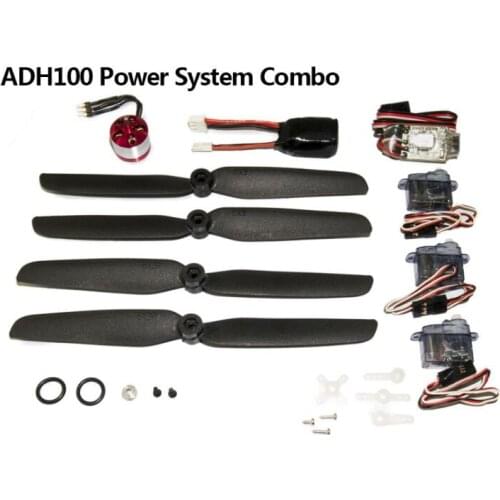 AEORC Micro Power System Combos,ADH100 (Including propeller saver,propeller,motor(KV 3700),ESC,servo,battery) RC Plane RC Model