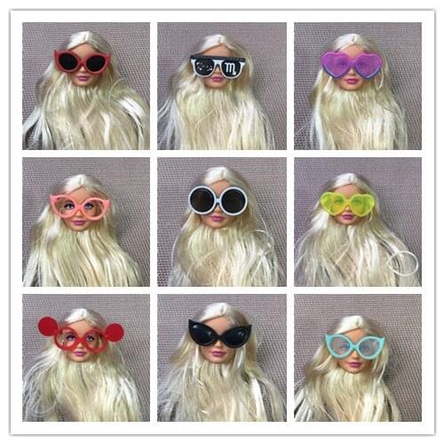 Doll Sunglass Different Styles Fashion Multicolor Accessories For 1/6 PP/FR BABI Doll Gift Toys